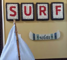 diy stencil sign using letter trays as a canvas, crafts, repurposing upcycling, wall decor