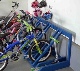 12 clever garage storage ideas from highly organized people, Build an easy bike rack