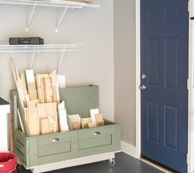 12 clever garage storage ideas from highly organized people, Make a designated spot for scrap wood