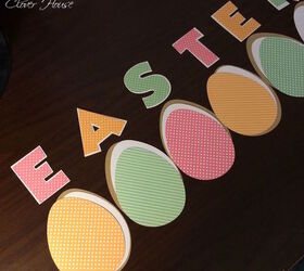 happy easter banner, crafts, easter decorations, seasonal holiday decor
