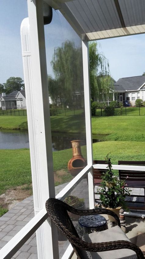 outdoor curtain rods for aluminum screen room