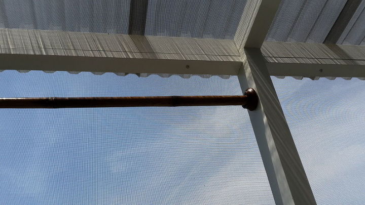 outdoor curtain rods for aluminum screen room