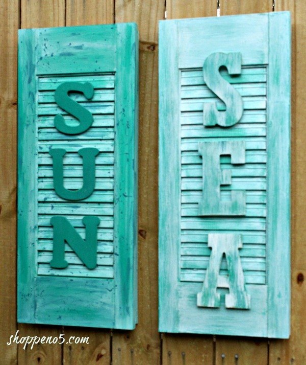 s 11 quick and easy curb appeal ideas that make a huge impact, curb appeal, Turn some old shutters into welcome signs