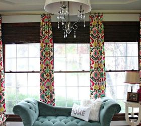 the happiest no sew office curtains in the world, reupholster, window treatments, windows