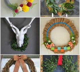 simple fall wreath with hydrangeas, crafts, hydrangea, seasonal holiday decor, wreaths