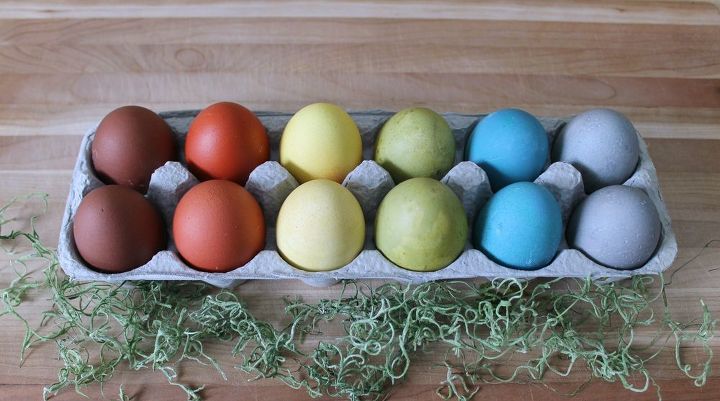 25 ideas rpidas para hacer huevos de pascua que son demasiado bonitos, Ti e los huevos con tonos naturales brillantes