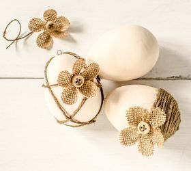 25 quick easter egg ideas that are just too stinkin cute, Craft some in a shabby chic style