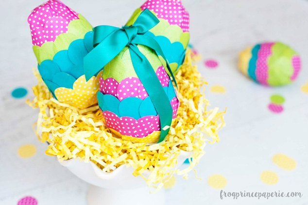 25 quick easter egg ideas that are just too stinkin cute, Create some paper mache confetti cuties