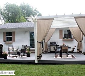 11 tips tricks for making your diy deck look amazing, Put up a pergola to make a shady corner