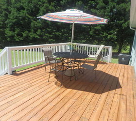 11 tips tricks for making your diy deck look amazing, And don t forget to paint drab railings