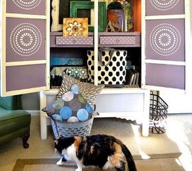 20 Diy Cabinet Door Makeovers With Furniture Stencils Hometalk