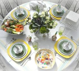 spring easter tablescape with source list, easter decorations, seasonal holiday decor