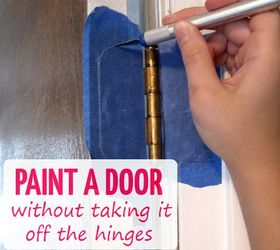 how to paint a door on hinges, doors, painting