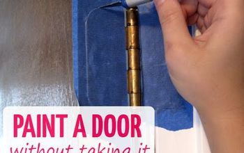 How to Paint a Door on Hinges