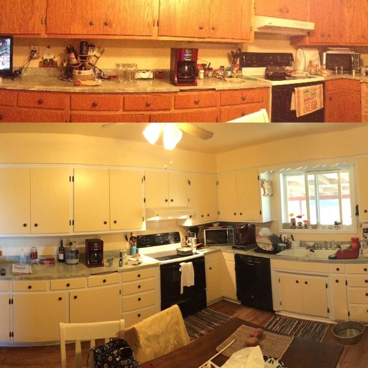 cambio de imagen de los gabinetes de la cocina