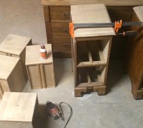 from an old desk to gorgeous night stands, diy, painted furniture, repurposing upcycling, woodworking projects