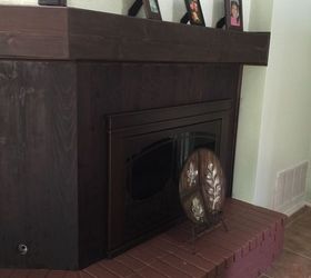 our fireplace from ugly to awesome, fireplaces mantels, painting