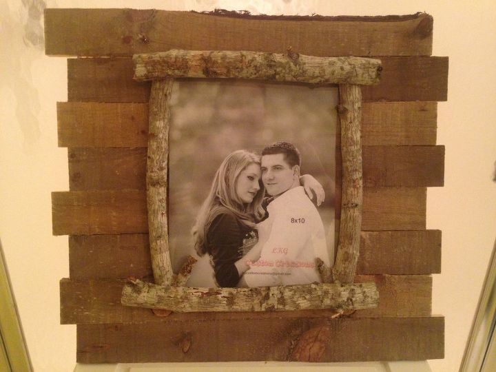 repurposed picture frames, crafts, pallet
