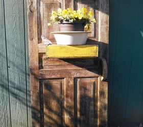 new life for an old farm door, doors, gardening, outdoor living, repurposing upcycling
