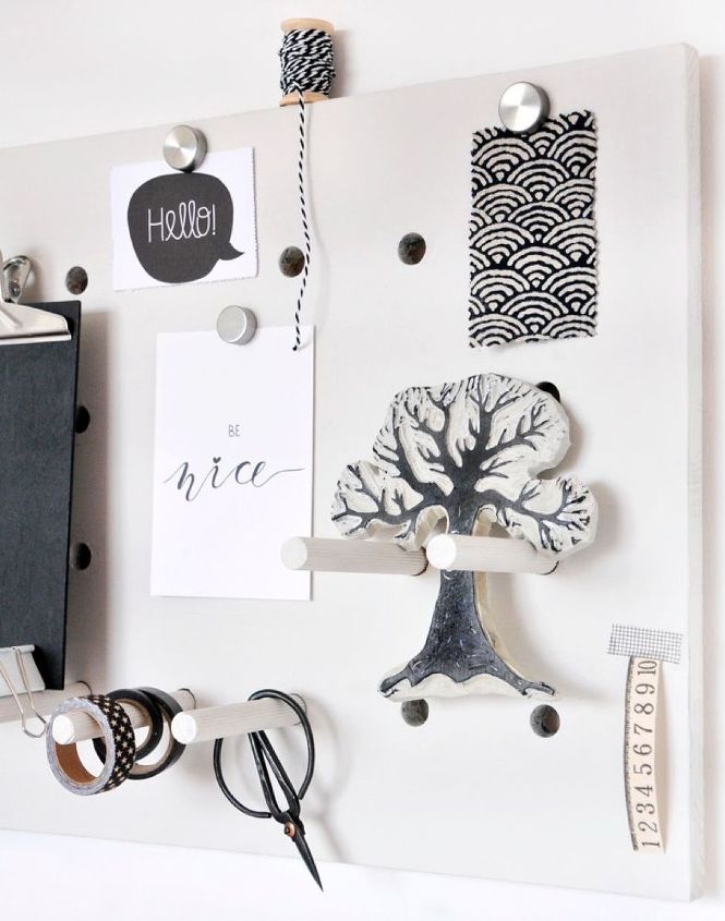 multitasking diy one peg board thousands of possibilities, craft rooms, crafts, diy, home office, organizing