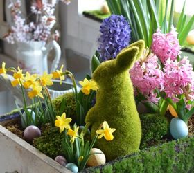 tabletop gardening and spring in a drawer, container gardening, easter decorations, gardening, seasonal holiday decor