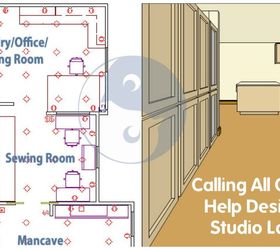 q calling all crafters help me decide the layout of my studio, architecture, craft rooms