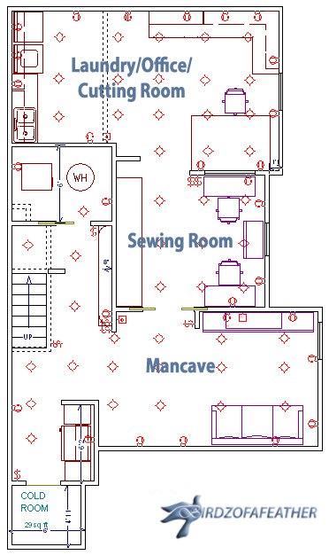 q calling all crafters help me decide the layout of my studio, architecture, craft rooms, Option 2 Overview