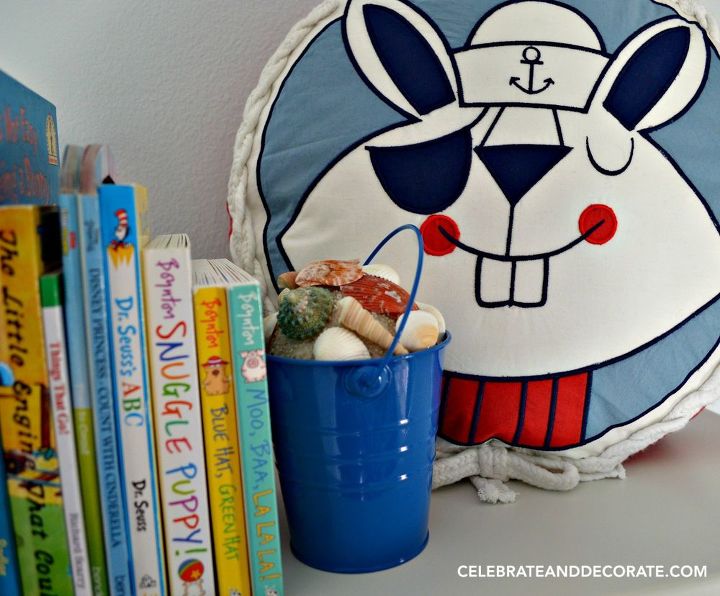 how to make beach pail bookends, crafts, how to, repurposing upcycling