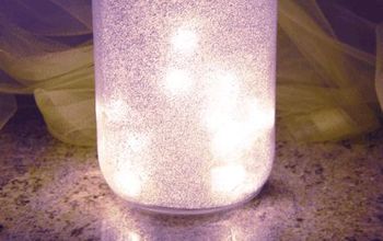 DIY: Luz de hada en tarro de cristal con purpurina