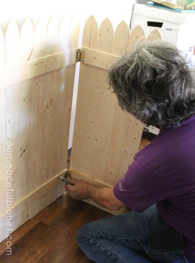 diy picket fence fireplace cover, diy, fences, fireplaces mantels, how to, repurposing upcycling