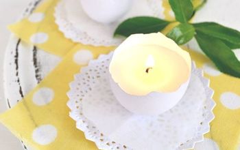 Scented Eggshell Candles, Perfect for Easter or Spring