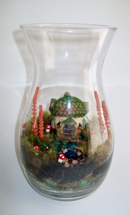 diy miniature fairy garden terrariums, crafts, gardening, terrarium