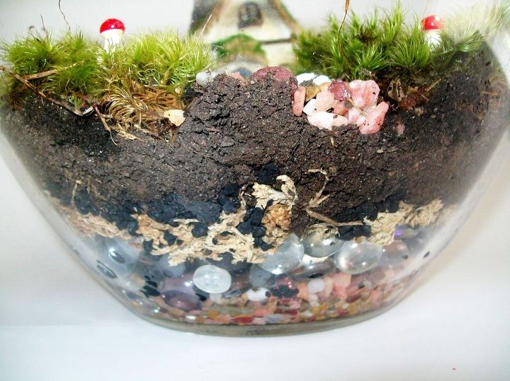 diy miniature fairy garden terrariums, crafts, gardening, terrarium