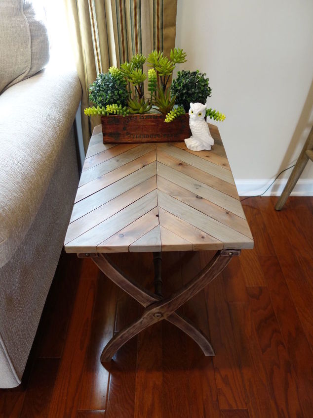 folding luggage rack to rustic herringbone side table 30dayflip