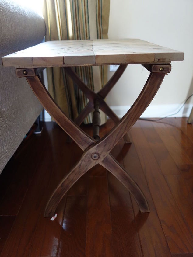 folding luggage rack to rustic herringbone side table 30dayflip
