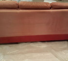faded couch turns into a beauty, chalk paint, painted furniture