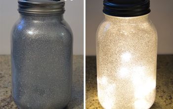 DIY: Glitter Fairy Mason Jar Light