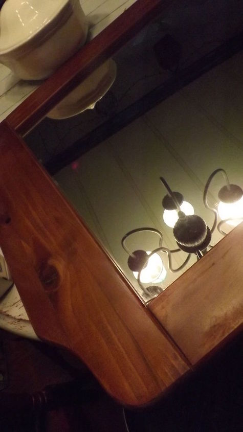 a resqued roadside trashbound mirror gets a new attractive life, chalk paint, painted furniture