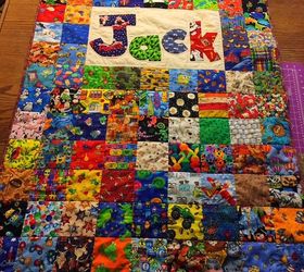 jacks s i spy baby quilt, bedroom ideas, reupholster, I Spy Baby Quilt With Needle Turn Applique