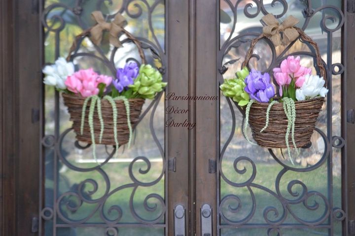 5 minute spring or easter door d cor, easter decorations, seasonal holiday decor