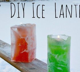 DIY Ice Lanterns