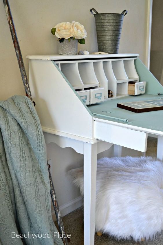 Coastal Style Casual Desk Makeover Hometalk