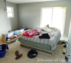diy upholstered headboard, bedroom ideas, how to, reupholster