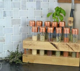 10 borderline brilliant ways to store spices and save counter space, Make a small handy set using test tubes