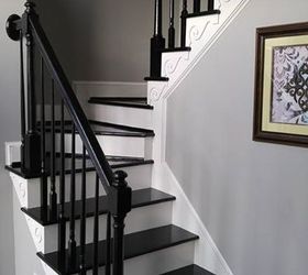q putting a runner on staircase with turn platform, cosmetic changes, home improvement, stairs, After now need partial centered runner incorporating turn platform steps