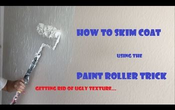 How to Skim Coat Walls Using the Paint Roller Trick