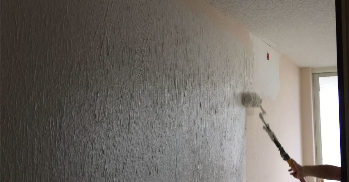 How To Skim Coat Walls Using The Paint Roller Trick Hometalk