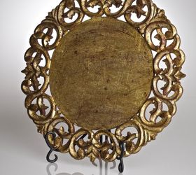 Gold wooden placemats/chargers Hometalk