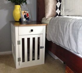 going to the dogs diy dog crate nightstands, diy, painted furniture, pets, pets animals, woodworking projects