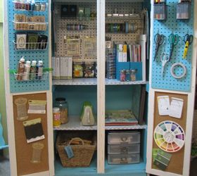 How can I convert an armoire into a craft station?
